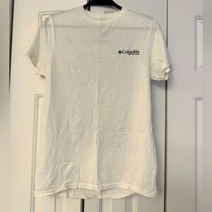 (S) Mens Columbia PFG Red White & Blue Fish Flag T shirt